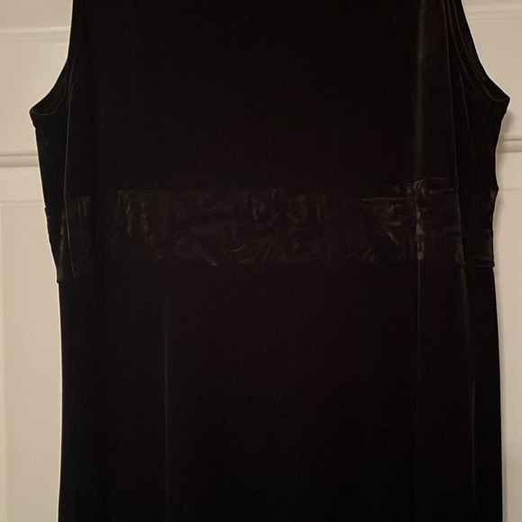 EUC size 10P velvet sleeveless sheath dress - Picture 3 of 5